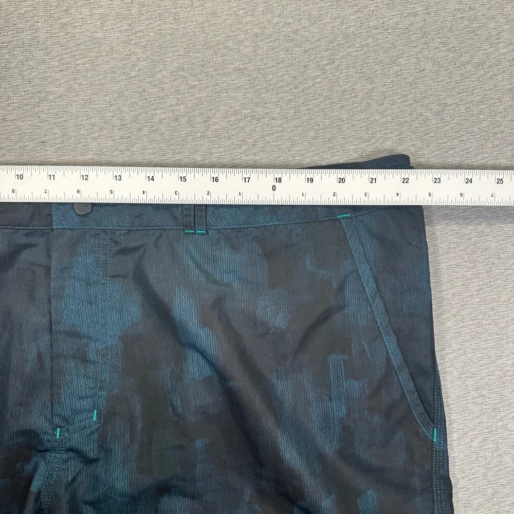 Adidas Parley Shorts Men 2XL Blue Black Abstract‎ Print Hybrid Recycled Tennis
